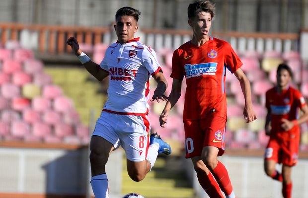 Încă o umilință! Dinamo a zdrobit-o pe FCSB, în duelul „sateliților” » Cătălin Hîldan jr. a fost titular