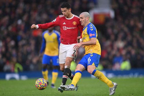 Cristiano Ronaldo în duel cu Oriol Romeu/ foto: GETTYIMAGES