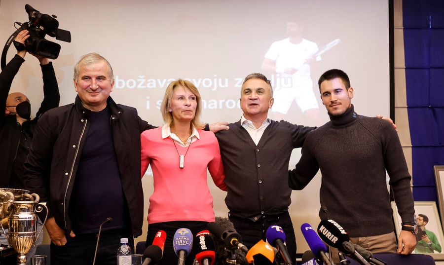 Goran Djokovic, în stânga imaginii / FOTO: GettyImages Turneul unde Djokovic nu va avea probleme: „Spre deosebire de Australia, aici totul e în regulă! Novak a confirmat”