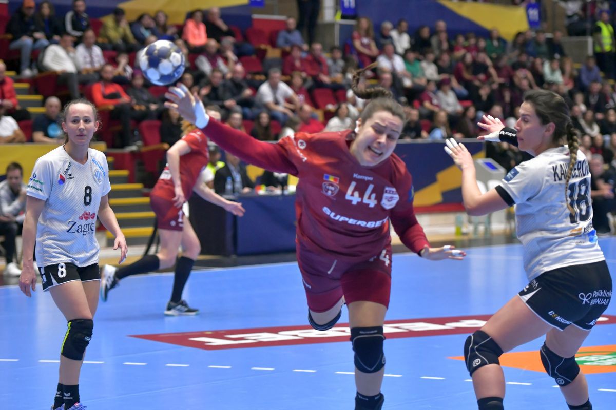 Rapid București -  Lokomotiva Zagreb, Liga Campionilor handbal feminin - 12 februarie 2022
