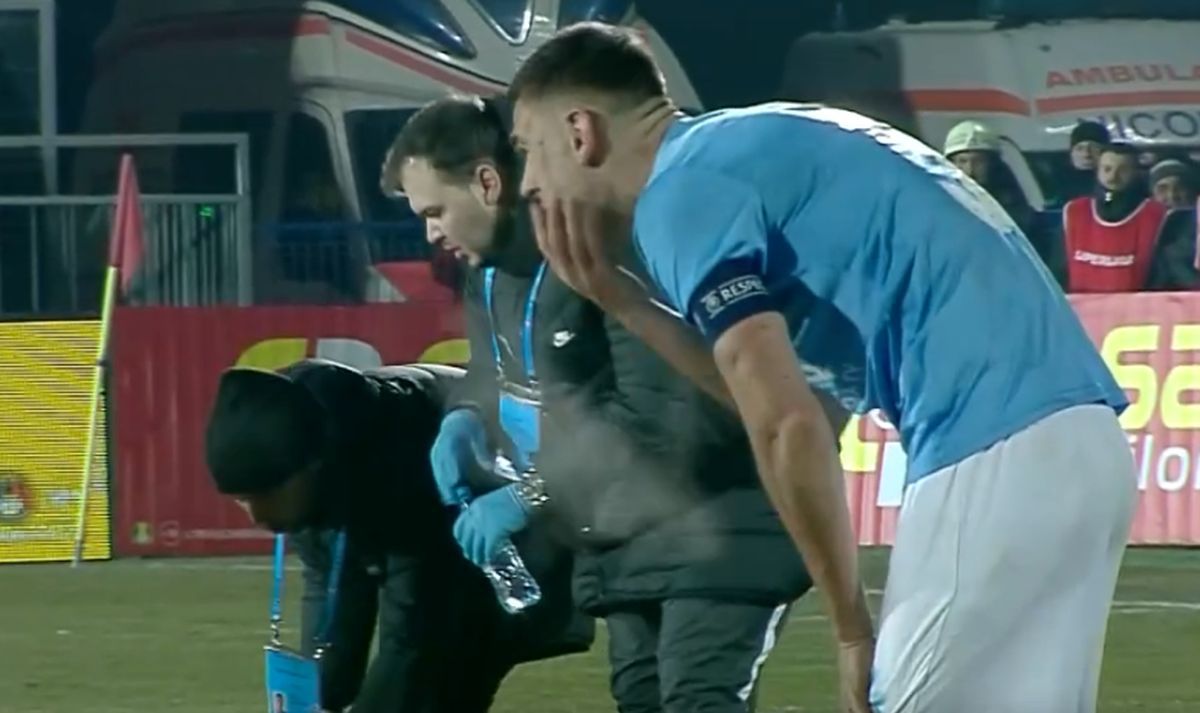 Edjouma, iertat de eliminare la Voluntari! Intrarea horror a francezului a lăsat urme: „Fault grosolan! Trebuia ROȘU direct! Ce face VAR-ul?”