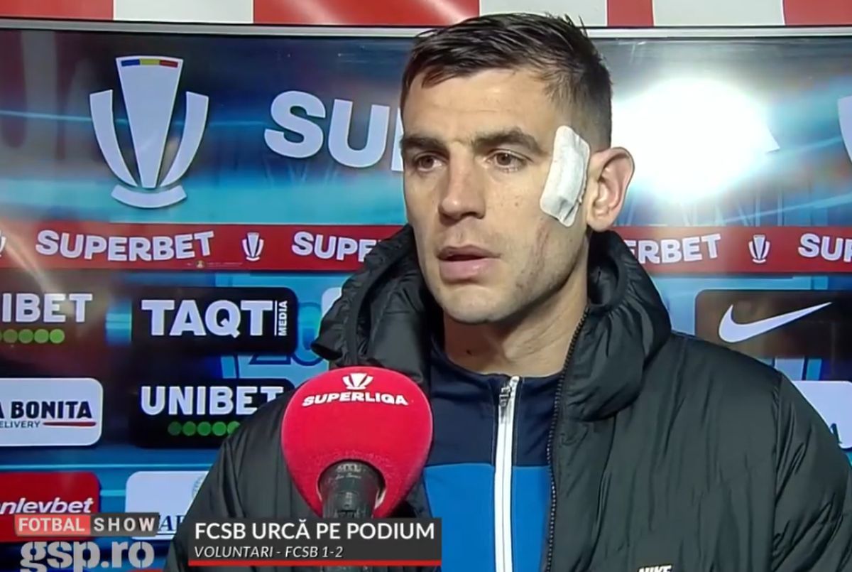 Cu fața bandajată, Armaș a răbufnit: „Nu îl înțeleg pe Edjouma, cum să faci așa ceva? Putea să mă desfigureze!”