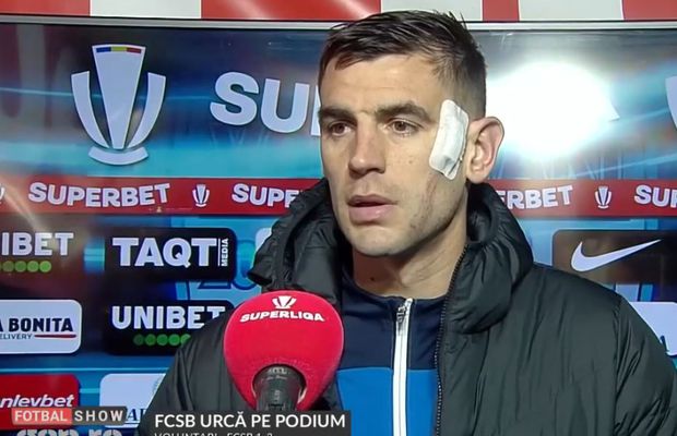 Cu fața bandajată, Armaș a răbufnit: „Nu îl înțeleg pe Edjouma, cum să faci așa ceva? Putea să mă desfigureze!”