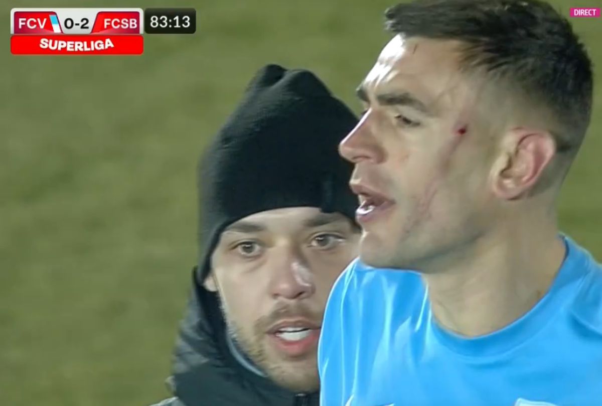 Cum se simte Armaș după faultul brutal al lui Edjouma: „Nu pot să mișc mâna” + „N-am primit niciun mesaj de la FCSB”