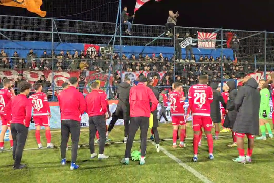 Cum a sărbătorit Dinamo prima victorie din 2024