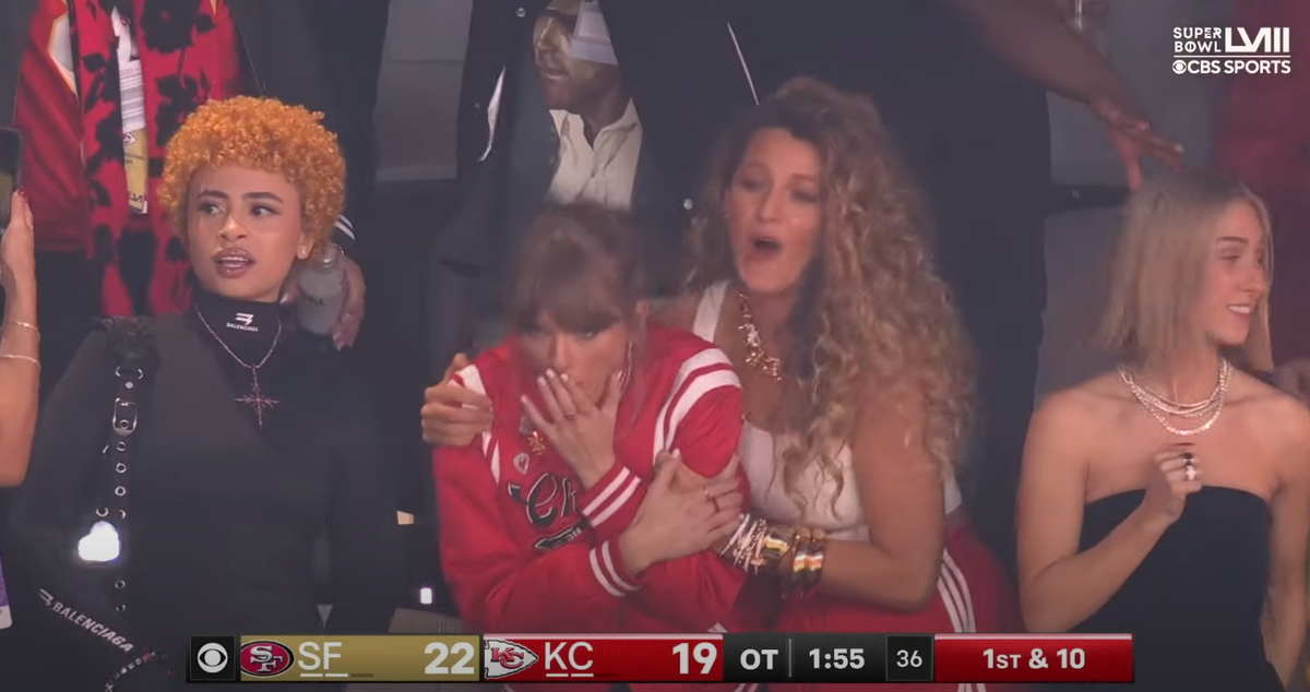 Taylor Swift la Super Bowl LVIII