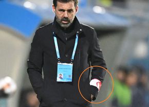 Cum a apărut Kopic la meciul cu Farul: detaliul observat de reporterii GSP pe brațul antrenorului lui Dinamo