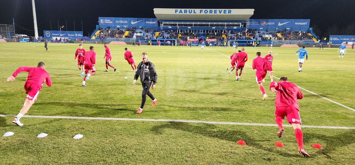 FOTO Farul - Dinamo, sosirea echipelor + imagini dinainte de meci