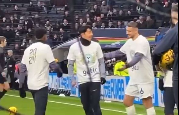 Bromance! » Cum au fost surprinși Radu Drăgușin și Heung-min Son, starul lui Tottenham