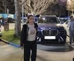 Marilena Hagi, cu un BMW electric la Farul - Dinamo