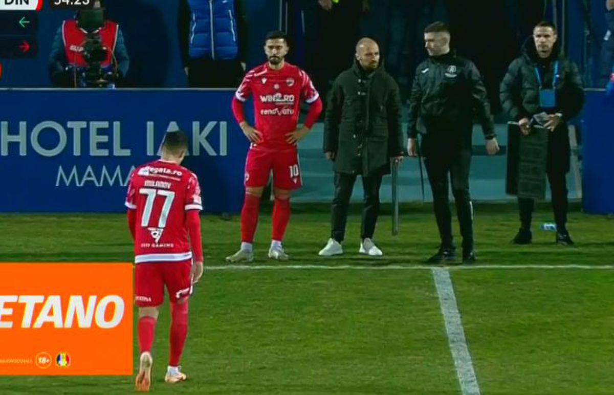 FOTO Accidentare și înlocuire Georgi Milanov în Farul - Dinamo