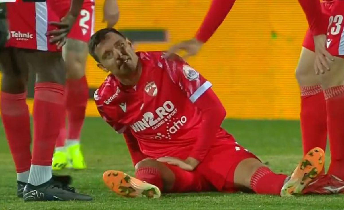 Emoții pentru Dinamo: a dat pasă de gol și a ieșit accidentat!