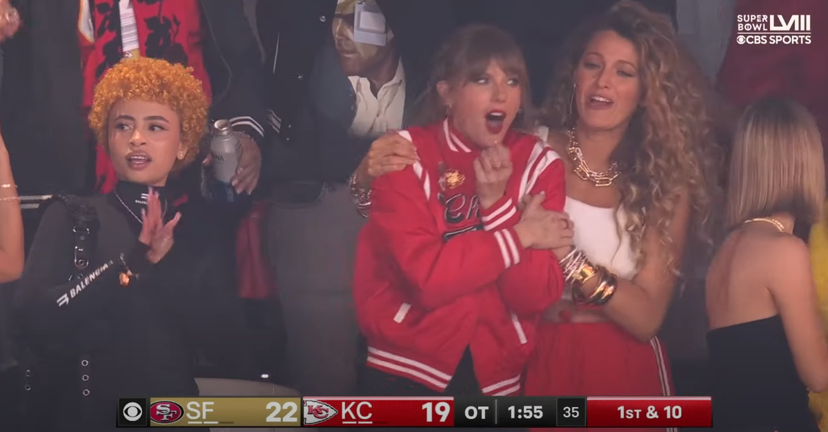 Taylor Swift la Super Bowl LVIII