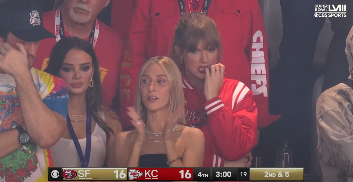 Taylor Swift la Super Bowl LVIII