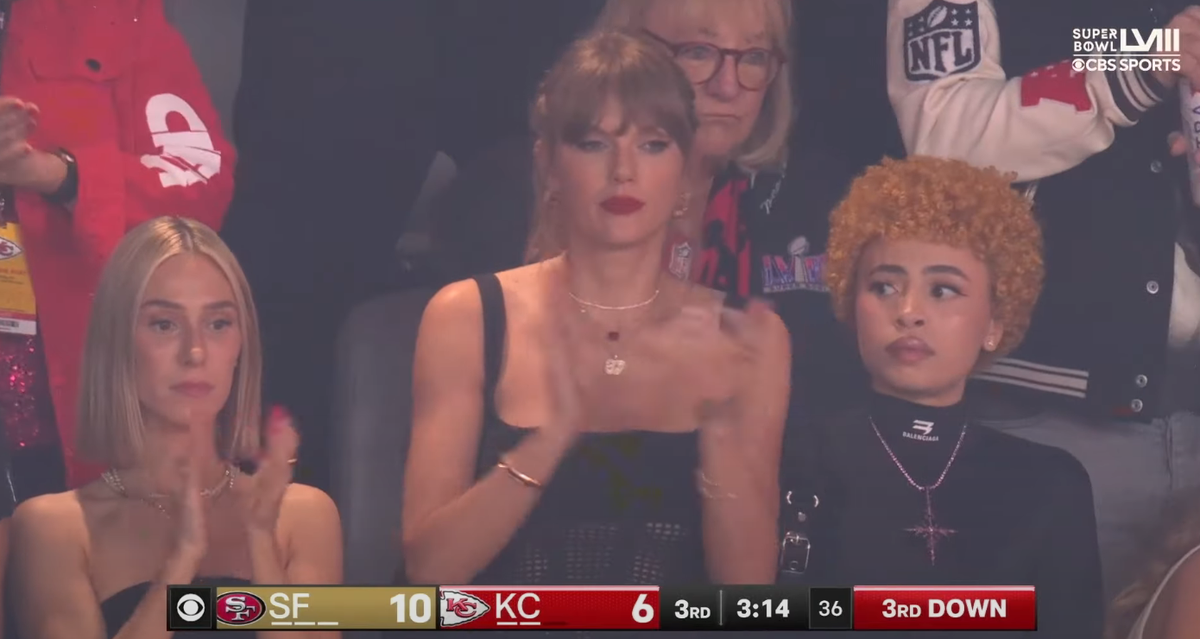 Taylor Swift la Super Bowl LVIII