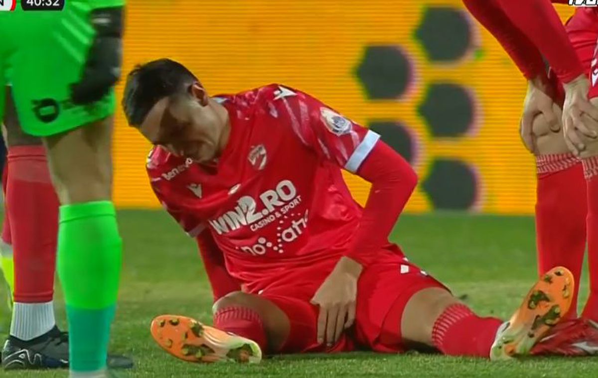 Emoții pentru Dinamo: a dat pasă de gol și a ieșit accidentat!