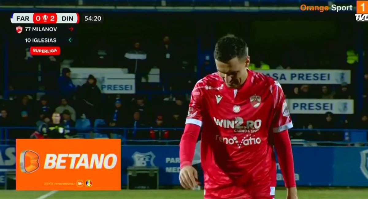 Emoții pentru Dinamo: a dat pasă de gol și a ieșit accidentat!