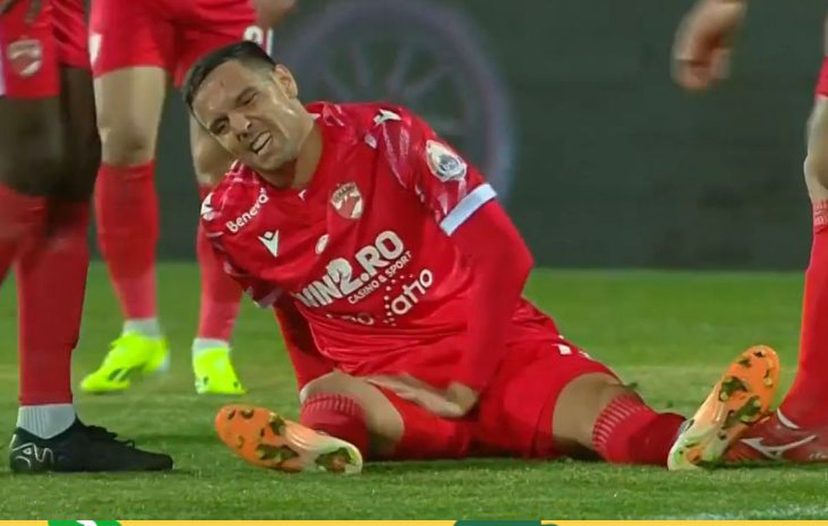 Emoții pentru Dinamo: a dat pasă de gol și a ieșit accidentat!