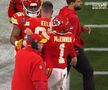 Travis Kelce, furios » Aproape că l-a pus la pământ la Andy Reid