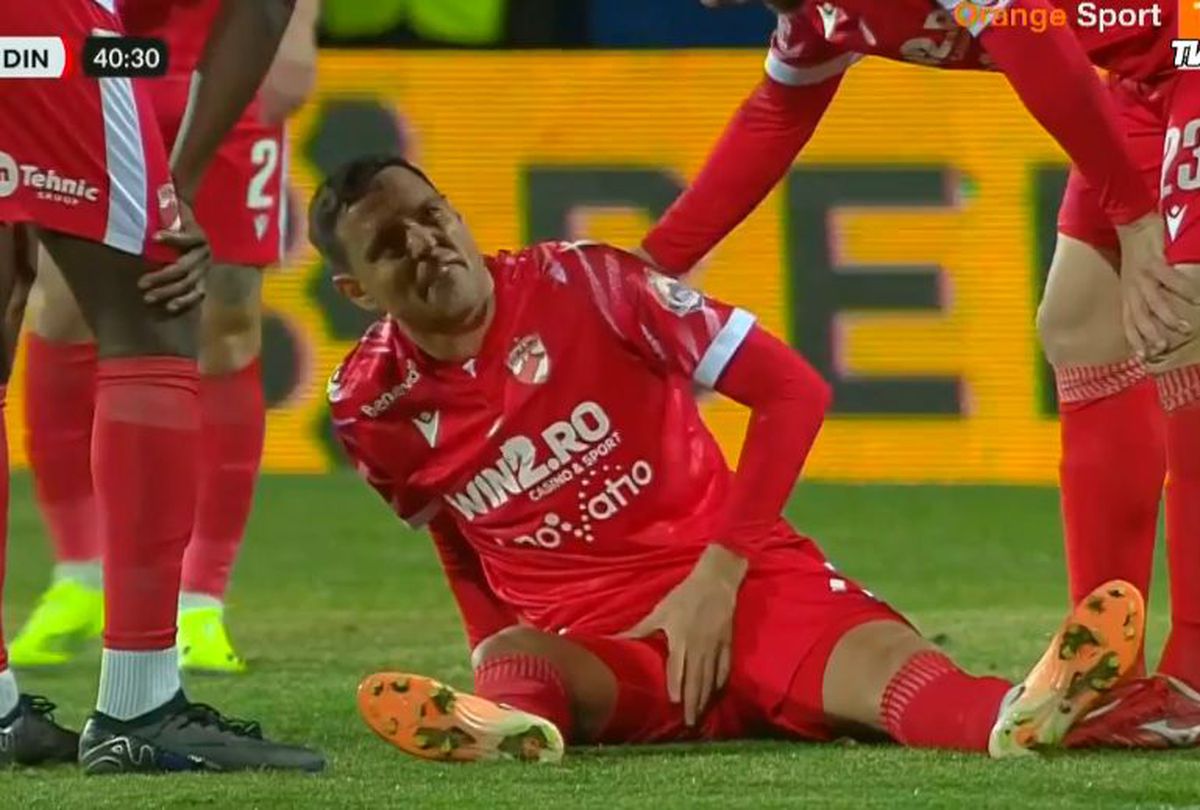 Emoții pentru Dinamo: a dat pasă de gol și a ieșit accidentat!