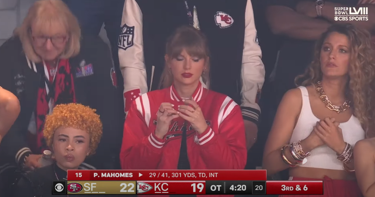 Taylor Swift la Super Bowl LVIII