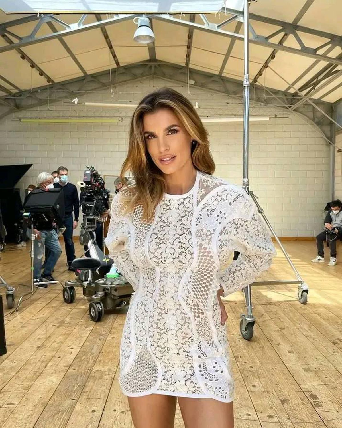 Elisabetta Canalis și Georgian Cîmpeanu