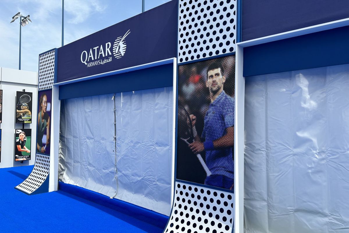 Complexul sportiv unde se desfășoară turneul de la Doha