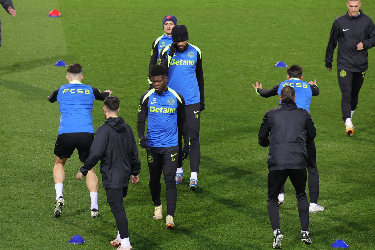5 detalii de la antrenamentul FCSB » Elias Charalambous iritat, Miculescu apt pentru PAOK, s-a integrat Jordan Gele?