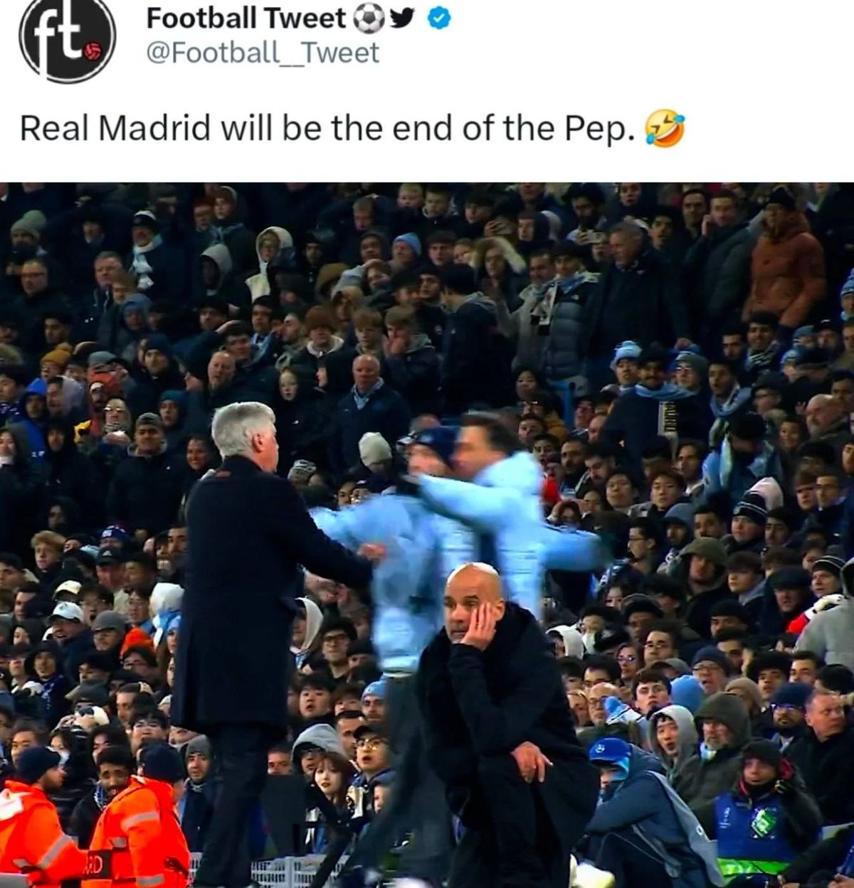 Liber la glume! Cele mai haioase meme-uri după Manchester City - Real Madrid 2-3: „Stop crying your heart out, Pep” 