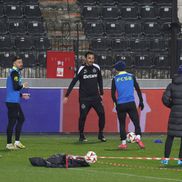 Imagini de la antrenamentul oficial al FCSB-ului înaintea meciului cu PAOK Salonic FOTO: Ionuţ Iordache (GSP)