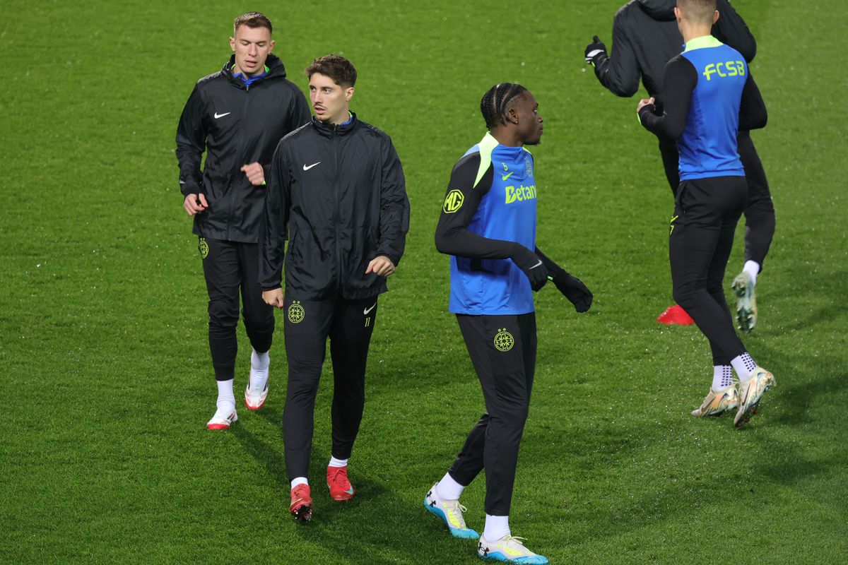 Antrenament oficial FCSB la Salonic 12.02.2025