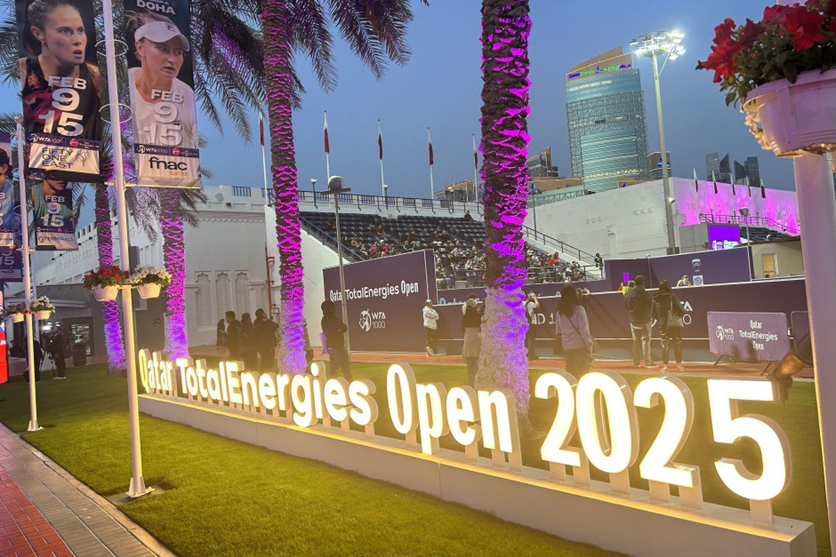 Complexul sportiv unde se desfășoară turneul de la Doha