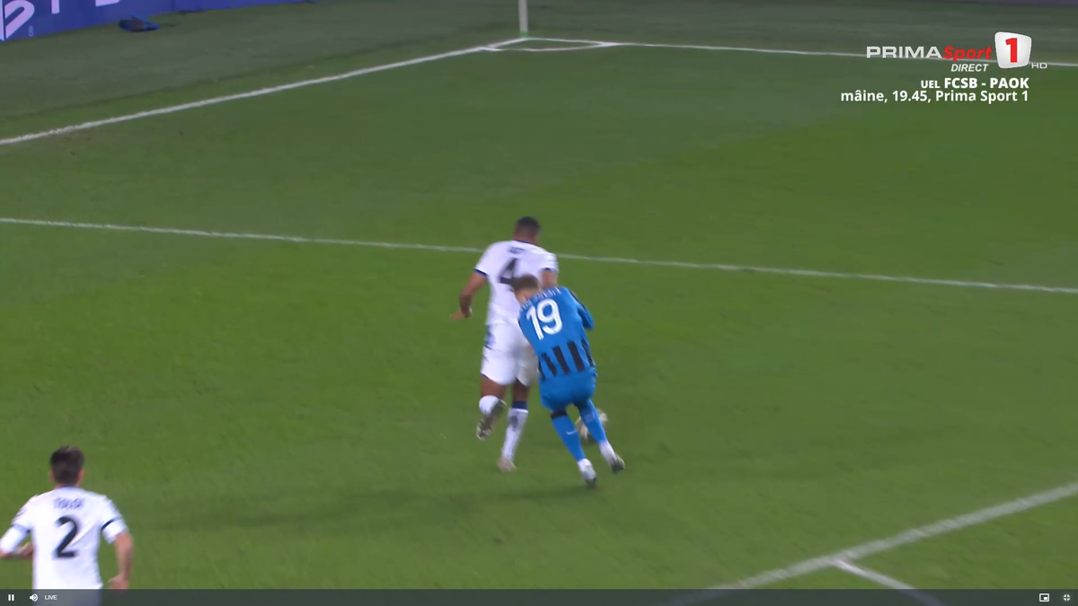 Penalty controversat în Club Brugge - Atalanta