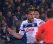 Penalty controversat în Club Brugge - Atalanta, foto: captură Prima Sport