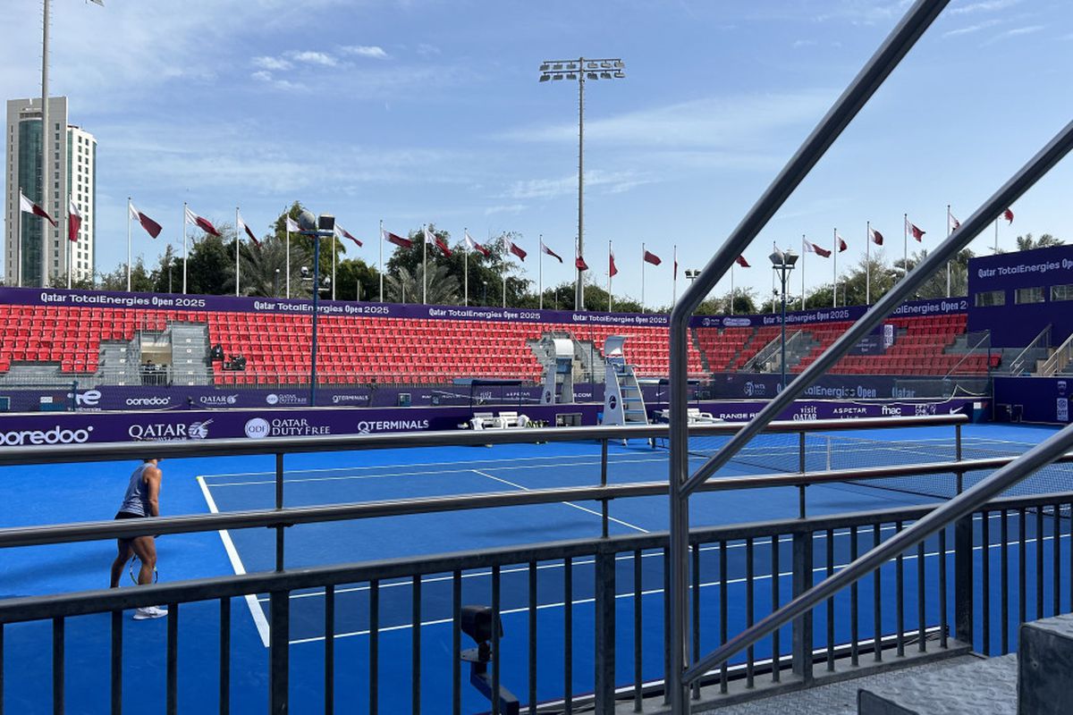 Complexul sportiv unde se desfășoară turneul de la Doha