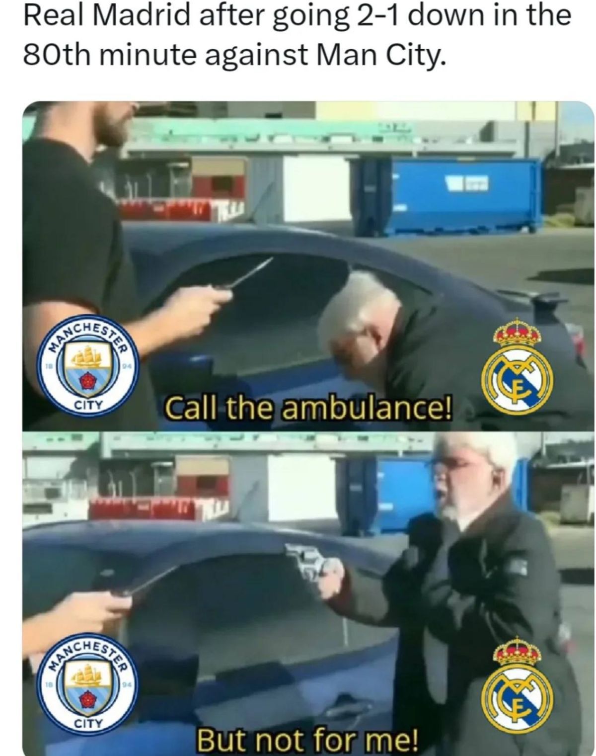 Manchester City - Real Madrid 2-3. „Avalanșă” de glume după o nouă revenire de răsunet în fața lui Guardiola: meme-urile care au invadat internetul