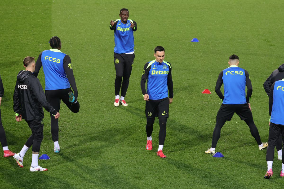 Antrenament oficial FCSB la Salonic 12.02.2025