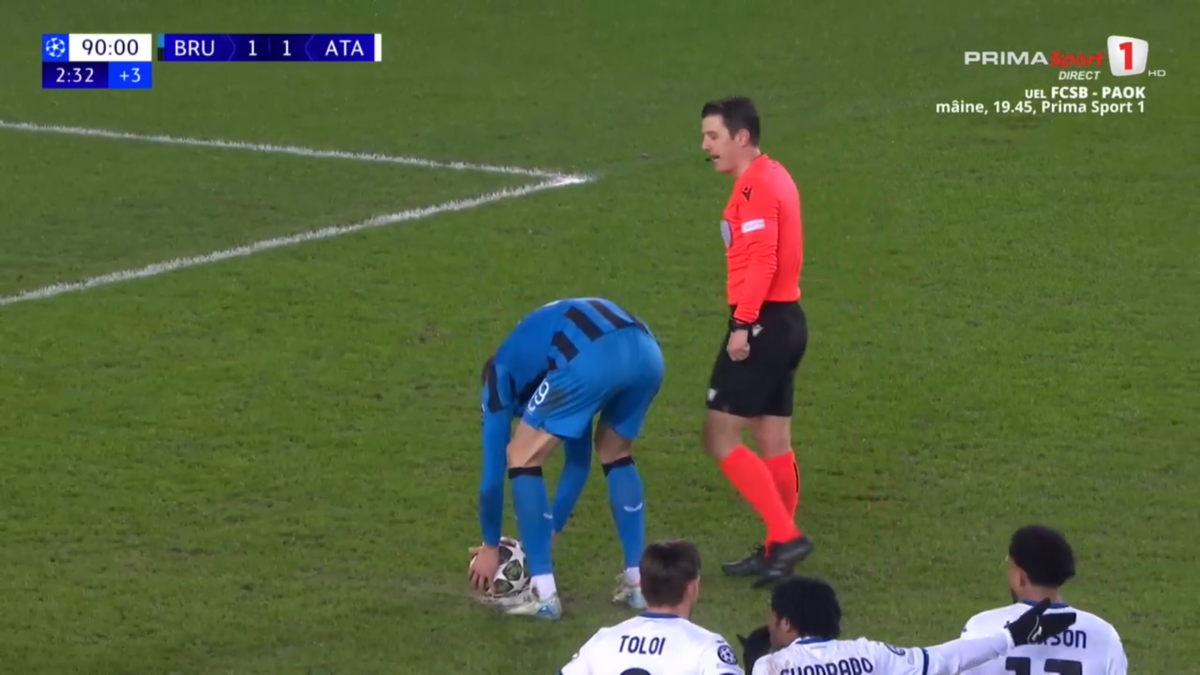 Fază uluitoare în Liga Campionilor! Un penalty controversat a adus prima surpriză a serii » Antrenorul a plecat de pe bancă