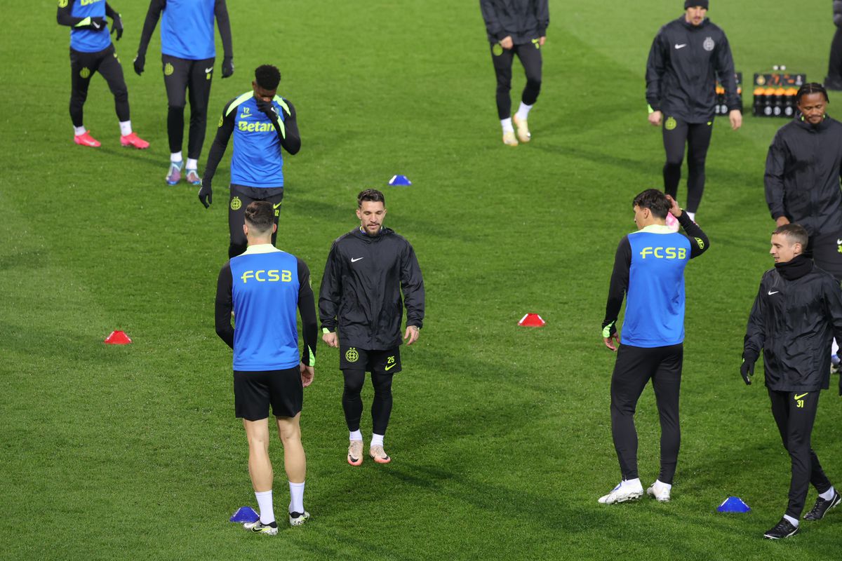 Antrenament oficial FCSB la Salonic 12.02.2025