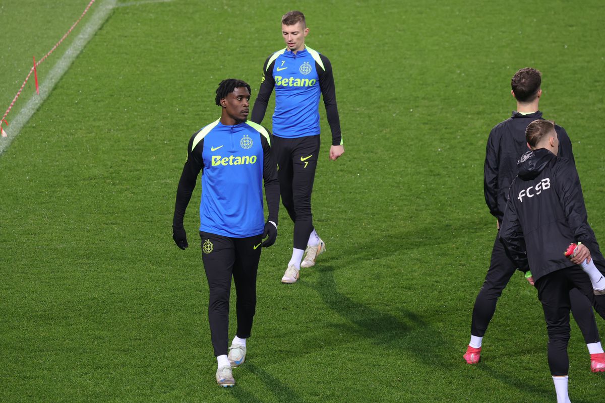 Antrenament oficial FCSB la Salonic 12.02.2025