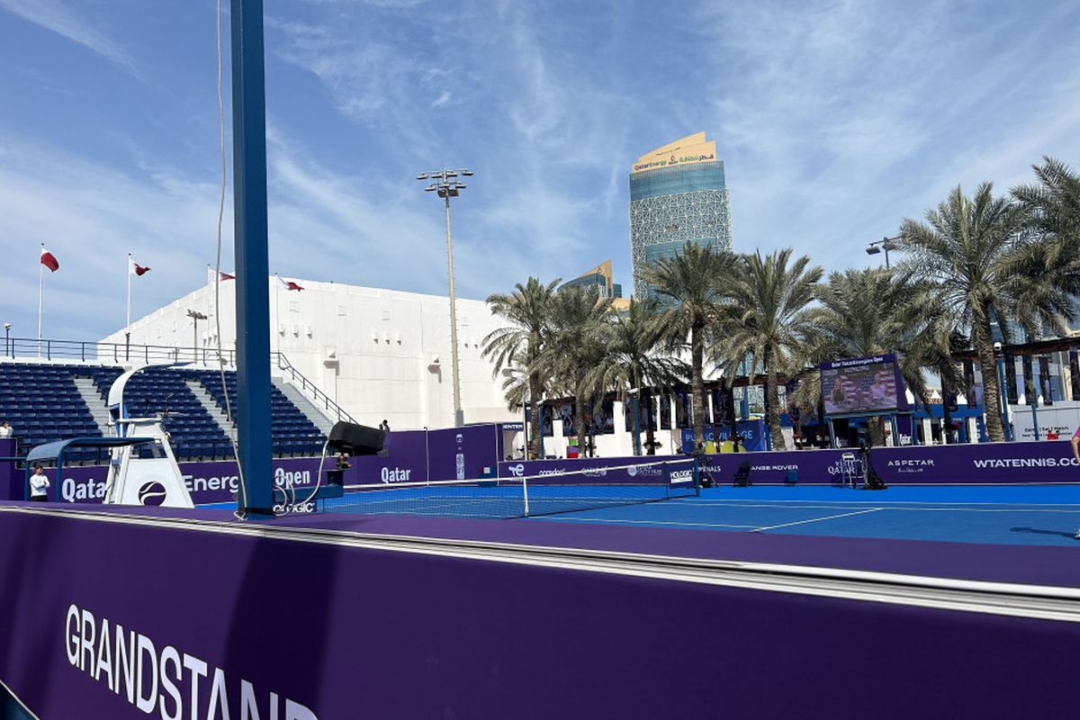 Complexul sportiv unde se desfășoară turneul de la Doha