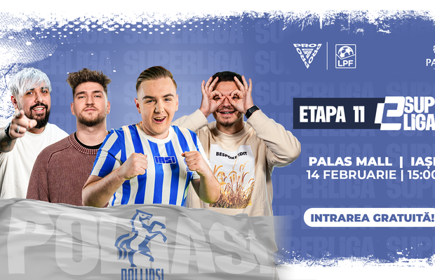 La Iași se întâlnesc cei mai buni jucători de fotbal virtual din România în cadrul eSuperliga