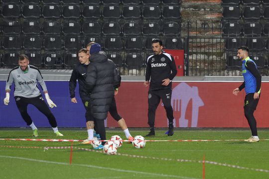 Imagini de la antrenamentul oficial al FCSB-ului înaintea meciului cu PAOK Salonic FOTO: Ionuţ Iordache (GSP)