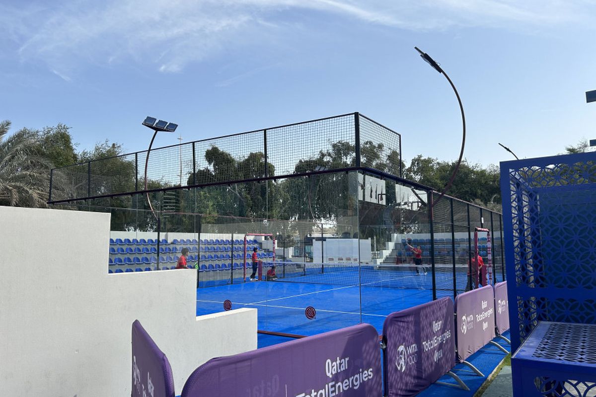 Complexul sportiv unde se desfășoară turneul de la Doha