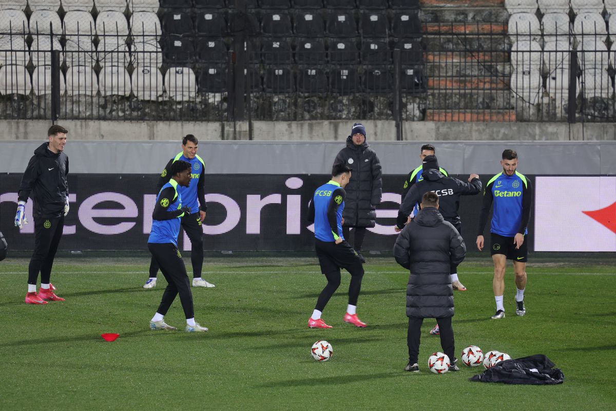 Antrenament oficial FCSB la Salonic 12.02.2025
