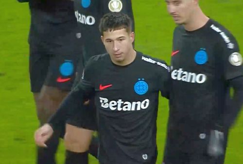 David Popa, 18 ani, extrema dreapta, a marcat primul gol la seniori pentru FCSB