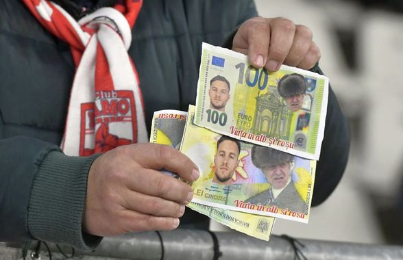 Coșmar pentru Dennis Politic la revederea cu Dinamo » Bancnotele care au circulat în tribune