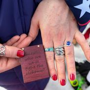 Breezy Johnson și inelul oferit de logodnicul ei, Connor Watkins Foto: Instagram