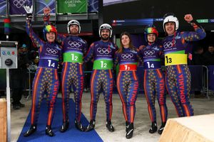 România, același rezultat ca în 2022 la sanie ștafetă! Tricolorii s-au clasat pe ultima poziție