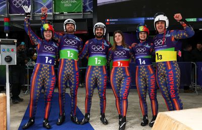 România, același rezultat ca în 2022 la sanie ștafetă! Tricolorii s-au clasat pe ultima poziție
